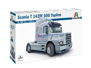 italeri maquette camion 736 SCANIA T 143M 500 Topline 1/24