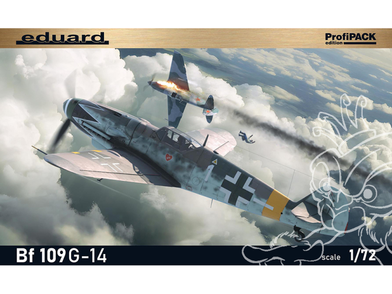 EDUARD maquette avion 70161 Messerschmitt Bf 109G-14 ProfiPack Edition 1/72