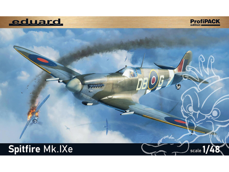 EDUARD maquette avion 8288 Spitfire Mk.IXe ProfiPack Edition 1/48