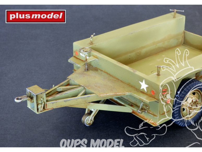 Plus Model 510 Remorque US M7 essieu tandem 1/35