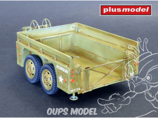 Plus Model 596 Remorque US M13 essieu tandem 1/35