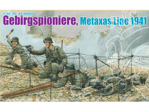 DRAGON maquette militaire 6538 Gebirgspioniere Ligne Metaxas 42 1/35