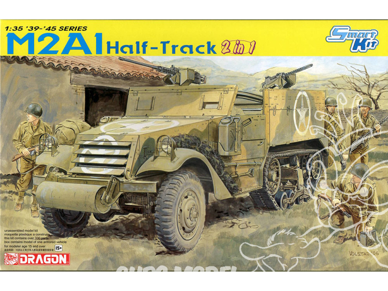 DRAGON maquette militaire 6329 M2A1 Half-Track 1/35