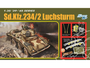 DRAGON maquette militaire 6696 Sd.Kfz.234/2 Luchsturm 1/35