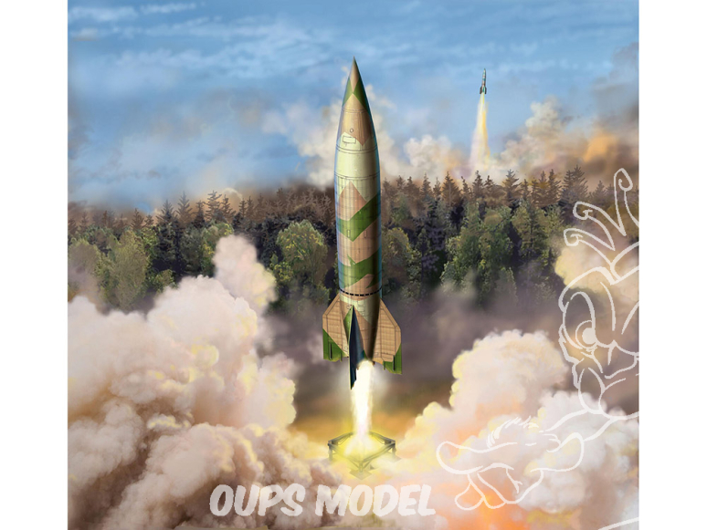 Revell maquette militaire 63309 Model Set German A4/V2 Rocket avec accessoires de base 1/72