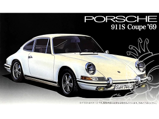 Fujimi maquette voiture 127040 Porsche 911S Coupe 1969 1/24