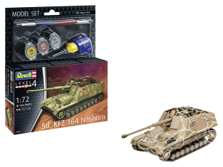 Revell maquette militaire 63358 Model Set Sd.Kfz. 164 Nashorn avec accessoires de base 1/72