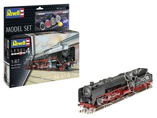 Revell maquette locomotive 62172 Model Set Express locomotive BR01 2'2' T32 avec accessoires de base 1/87