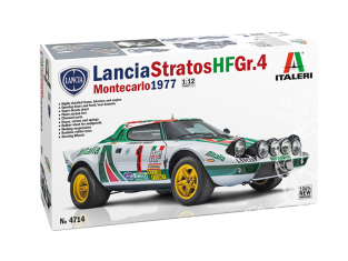 Italeri maquette voiture 4714 Lancia stratos HF Gr.4 Monte Carlo 1977 1/12