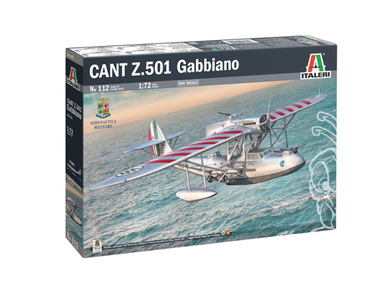 Italeri maquette avion 112 CANT Z.501 Gabbiano 1/72