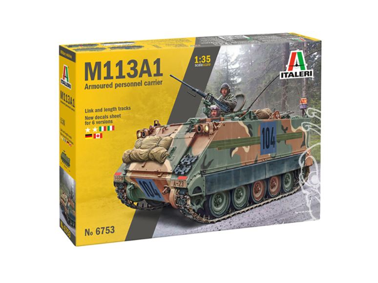 italeri maquette militaire 6753 M113A1 1/35