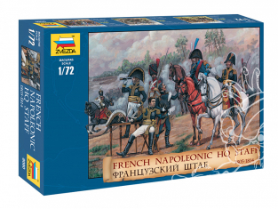 ZVEZDA maquette figurines 8080 Staff napoléonien 1/72