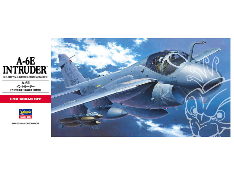 Hasegawa maquette avion 00338 A-6E Intruder 1/72