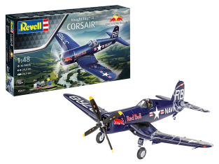 Revell maquette avion 05641 COFFRET CADEAU Flying Bulls Vought F4U-4 Corsair avec accessoires de base 1/48