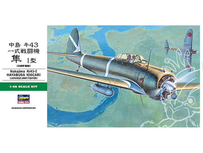 Hasegawa maquette avion 19180 Nakajima Ki43-I Hayabusa (OSCAR) Japanese Army 1/48