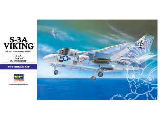 Hasegawa maquette avion 00537 S-3A Viking U.S. Navy 1/72