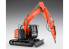 Hasegawa maquette travaux public 66109 Hitachi Pelle hydraulique ZAXIS 135US avec marteau hydraulique 1/35