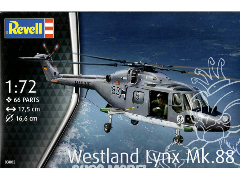 Revell maquette helicoptere 03805 Westland Lynx Mk.88 1/72