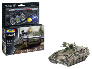 Revell maquette militaire 63326 Model Set Spz Marder 1A3 avec accessoires de base 1/72