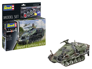 Revell maquette militaire 63336 Model Set Wiesel 2 LeFlaSys BF/UF avec accessoires de base 1/35