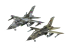 Revell maquette avion 63801 Model Set Tornado Twin Pack 50th Anniversary avec accessoires de base 1/72