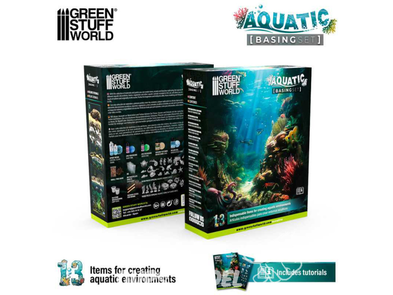 Green Stuff 11641 Set peinture Aquatique