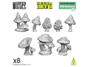 Green Stuff 12962 Champignons sauvages XL 1/48 1/35