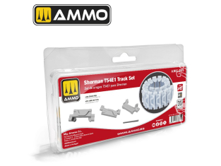 Ammo Mig 8925 Set chenilles Sherman T54E1 3D 1/48