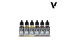 Vallejo Peinture Acrylique Model Color 70205 Blindé allemand de la Seconde Guerre mondiale 6x18ml