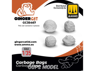 Ginger Cat accessoire GC35467 Sacs poubelles 1/35