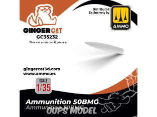 Ginger Cat accessoire GC35232 Munitions 50BMG 1/35