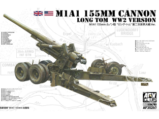 Afv Club maquette militaire 35295 CANON US M1A1 155mm Long Tom 1/35