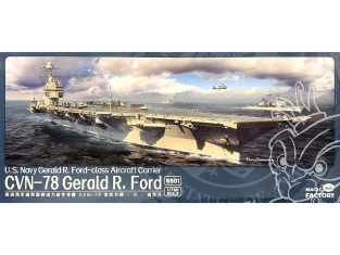 Magic Factory 6501 Maquette Porte Avion USN CVN-78 Gerald R. Ford Version upgrade 1/700