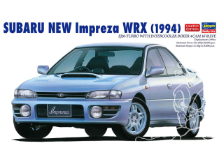 Hasegawa maquette voiture 20675 Subaru Nouvelle Impreza WRX 1994 1/24