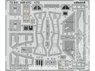 Eduard photodecoupe avion 73841 Amélioration IAR-81C Ibg 1/72