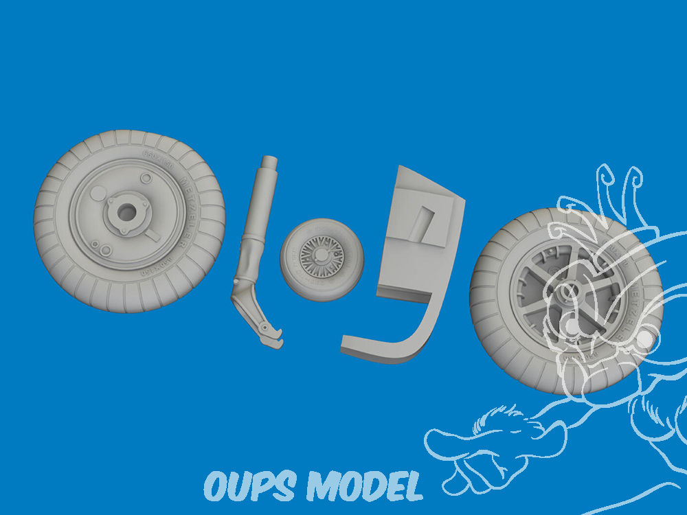 Eduard Kit D'amelioration Brassin 632202 Roues Messerschmitt Bf 109e 