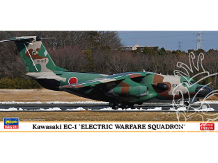 Hasegawa maquette avion 10861 Kawasaki EC-1 «Escadron électronique du groupe d'opérations électroniques» 1/200