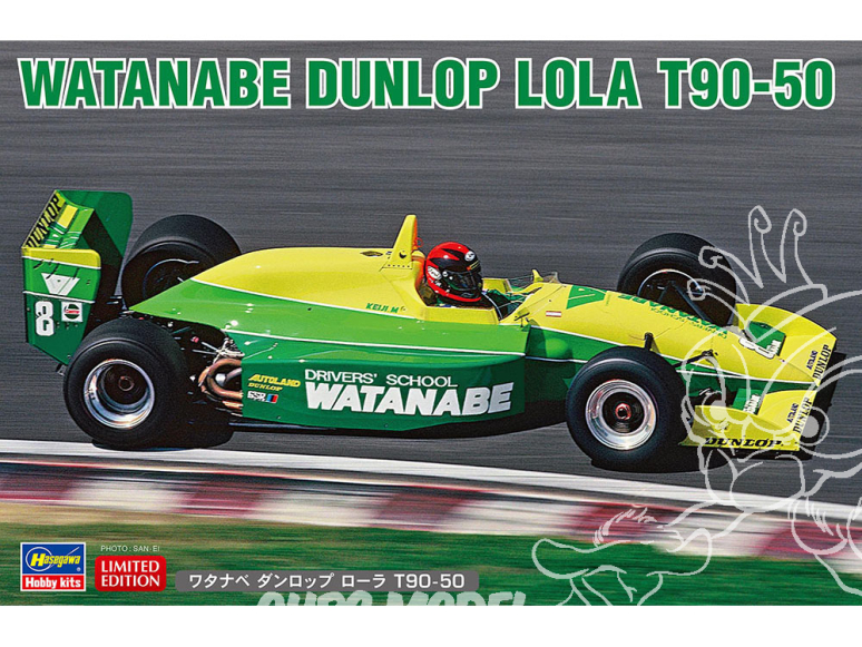 Hasegawa maquette voiture 20699 Watanabe Dunlop Lola T90-50 1/24