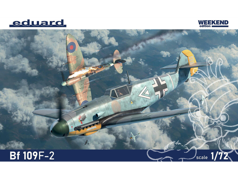 EDUARD maquette avion 7474 Messerschmitt Bf 109F-2 WeekEnd Edition 1/72