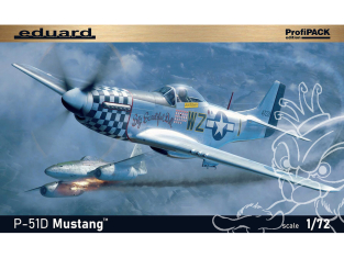 EDUARD maquette avion 70173 P-51D Mustang ProfiPack Edition 1/72