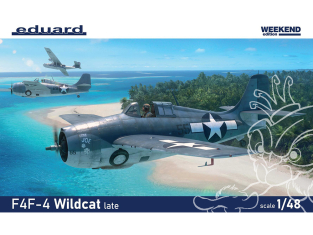 EDUARD maquette avion 84204 F4F-4 Wildcat Late WeekEnd Edition 1/48