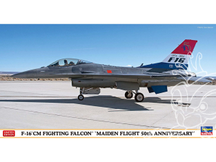 Hasegawa maquette avion 07535 F-16CM Fighting Falcon « 50e anniversaire du premier vol » 1/48