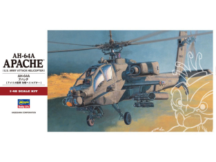 Hasegawa maquette helico 07224 AH-64A Apache 1/48