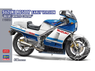 Hasegawa maquette moto 21760 Suzuki RG500Γ Premier modèle « Couleur Bleu/Blanc » 1/12