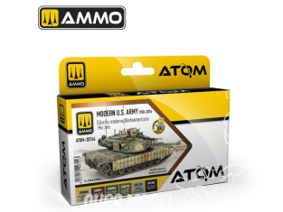 MIG peinture Atom 20744 Set Armée U.S. Moderne 1950 - 2016 6 x 20ml