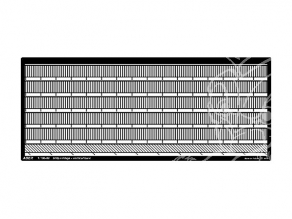 Aber S1100-02 Balustrades verticales 1/100