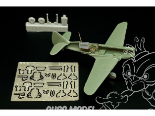 Brengun kit d'amelioration avion BRL144189 Dewoitine D.520 details kit Brengun 1/144