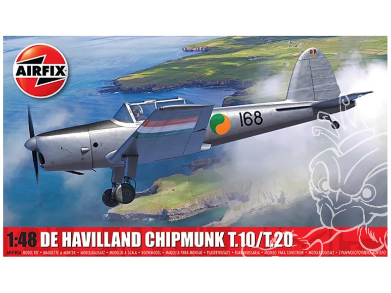 AIRFIX maquettes avion A04105A De Havilland Chipmunk T.10/T.20 1/48