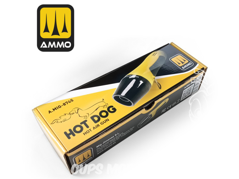 Mig outillage 8745 Hot Dog Pistolet thermique avec trépied