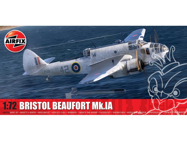 AIRFIX maquettes avion A04021A Bristol Beaufort Mk.IA 1/72